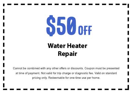 Discount on Water Heater Repair
