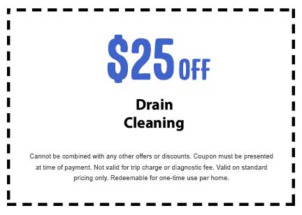 Discount on Drain Cleaning