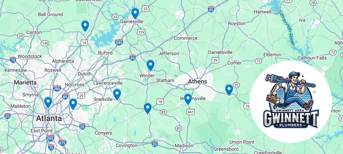 Service Areas - Gwinnett Area Plumbers
